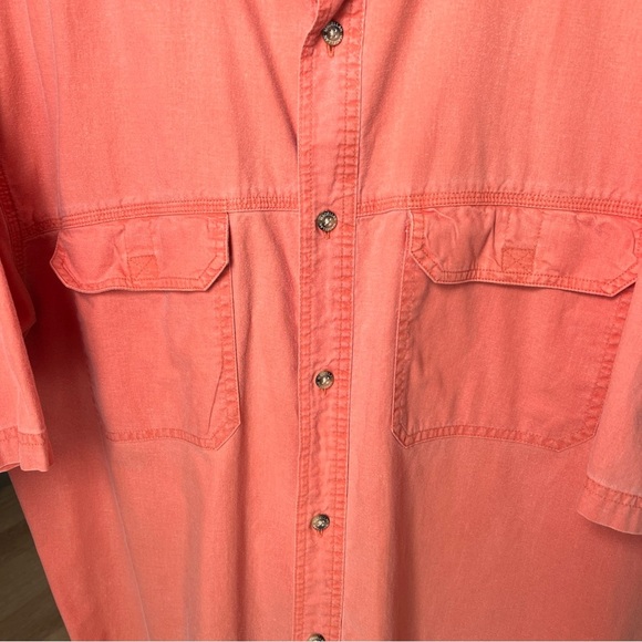 Magellan Men’s Orange Sportswear S/S Button Up Resort Shirt Size XL - Picture 6 of 14